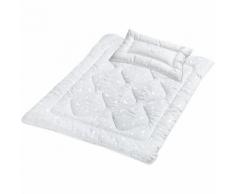 Kinder Bettdecke & Kissen Set, Mond & Sterne, Kunstfaser, 100 x 135 cm und 40 x 60 cm