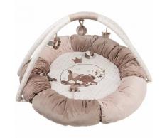 Spiel- & Krabbeldecke mit Kissenrand Crown