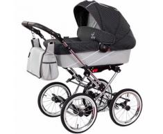Kombi Kinderwagen Tramper, minikaro schwarz/grey, 2016