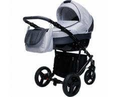 Kombi Kinderwagen Nox, 2 in 1, Black Collection, Grey, 2017