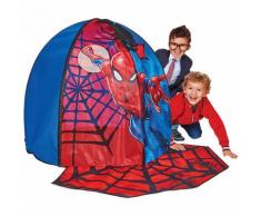 Spielzelt, Spiderman, mit Türmatte, rot