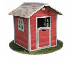 Spielhaus Beach Rotbraun, ca. 128x121x133