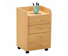 Rollcontainer THORE, Ahorn Dekor