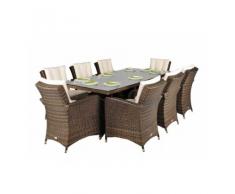 OUTDOOR ESSTISCH GARNITUR FIDIAS