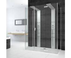 Hoesch THASOS for two Duschwand m. Duschsäulen, Vorwandv., B: 180 H: 213,1 T: 90 cm, Re. 4428320.101401