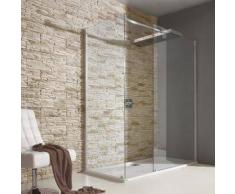 Hoesch CIELA Duschwand mit Kopfbrause, Eckversion, B: 150 H: 210 T: 90 cm, Rechts 8628715.101401