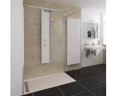 HSK Pro Concept Walk In Duschwand, 1-teilig B: 160 H: 200 cm ESG klar hell, Edelglas / chrom 1734160-41-50#Ed
