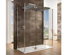 Hoesch CIELA for two Duschwand m. Kopfbrausen, Vorwandvers., B: 180 H: 213,1 T: 80 cm, Li. 4628319.101401