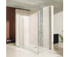 Hoesch THASOS Duschwand mit Duschsäule, Eckversion, B: 150 H: 210 T: 75 cm, Links 9428635.101401