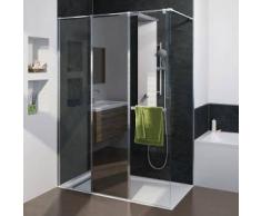 HSK Pro Concept Walk In Duschwand, 3-teilig B: 140 H: 200 cm, Anschlag L ESG klar hell / chrom 1736140-41-50#L