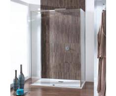 Hoesch CIELA Duschwand mit Kopfbrause, Vorwandversion, B: 170 H: 210 T: 80 cm, Rechts 8629127.101401
