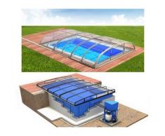 Swimmingpool-Komplettset Quattro Dallas Clear Premium Luxury