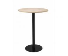 NIZZA Gastro Stehtisch rund 80 cm Eiche Sonoma NB