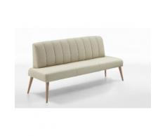 MALMÖ Sitzbank 182 cm in Leder Farbe wählbar