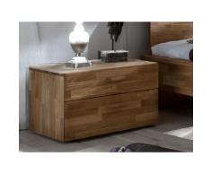WOODLIVE CUBI Nr.1 Nachtkommode Wildeiche Eiche massiv geölt