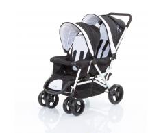 Babycab Tandem Kinderwagen Geschwisterwagen schwarz