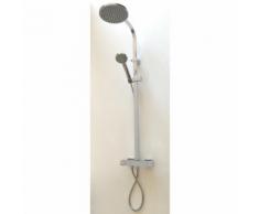 ADOB Duschsystem Lanzarote Thermostat mit Verbindungsschlauch und Befestigungsmaterial