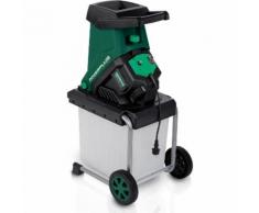 H?cksler Komposter Kompostierer Gartenh?cksler Schredder Garten elektro 2500 W - POWERPLUS