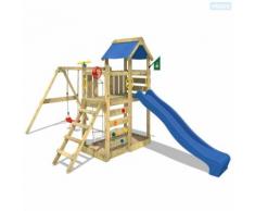 Spielturm Multi Flyer, Kletterturm - blau - WICKEY FLYER