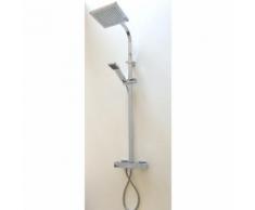 ADOB Duschsystem Saragossa Thermostat mit Verbindungsschlauch und Befestigungsmaterial