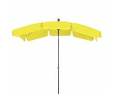 Siena Garden 271452 Sonnenschirm Tropico Bezug gelb Gestell anthrazit 210 x 140 cm