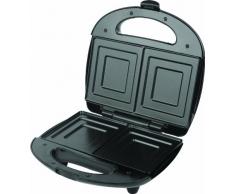ECG S 179 Sandwichtoaster, 700 W, Rostfreie Ausführung, schwarz