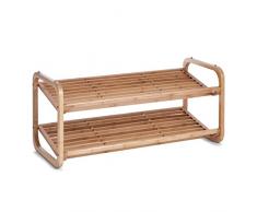 Zeller 13569 Schuhregal 74 x 33 x 33 cm, Bamboo