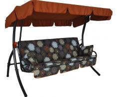 Angerer Trend Hollywoodschaukel Parma, Grau, 3-Sitzer