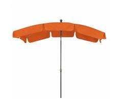 Siena Garden 271464 Sonnenschirm Tropico Bezug terracotta Gestell anthrazit 210 x 140 cm