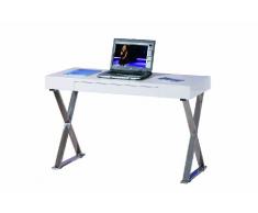 Links 50501000 Schreibtisch weià hochglanz Computertisch PC-Tisch Computerschreibtisch modern