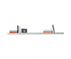 Phönix 168201WE Wandboard Caro, 120 x 4,2 x 26 cm, weiÃ