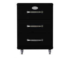 Tenzo 5273-033 Malibu - Designer Rollcontainer 60 x 41 x 46 cm, MDF lackiert, schwarz