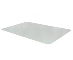 misento 200067 Bodenschutzmatte Bürostuhlunterlage Schadstofffrei für Laminat, Parket, Fliesen und Hartböden, 80 x 120 cm, transparent