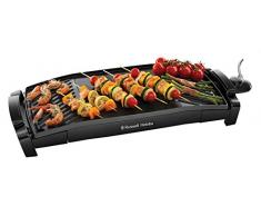 Russell Hobbs 22940-56 MaxiCook Teppan-Yaki Tischgrill, 55 x 27 cm groÃe antihaftbeschichtete Grillplatte, 2200 W, schwarz