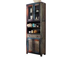 GOA 3553 Bad doppel Hochschrank, 31 x 67 x 190 cm, bunt