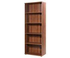 Germania 0987-88 Aktenregal GW-Power in Walnuss-Nachbildung, 69 x 180 x 34 cm (BxHxT)