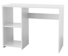 Tenzo 1807-059 Box Designer Schreibtisch, 75 x 100 x 44 cm, Spanplatte laminiert matt, weiÃ