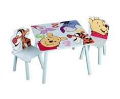 Winnie the Pooh Kleiner Tisch und Stühle (Blau)