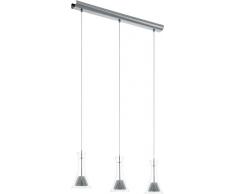 EGLO 93793 Pendelleuchte, Aluminium, Integriert, transparent