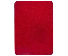 misento 292175 Hochflorteppich Shaggy, 58 x 110 cm, rot