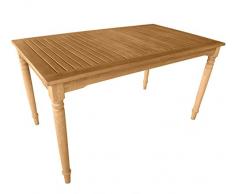 Dehner Gartentisch Samoa, ca. 140 x 75 x 80 cm, FSC Akazienholz, natur