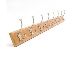 Bamboo World JP150718 Bambus Garderobenleiste, natur, 100 x 8 x 1.8 cm