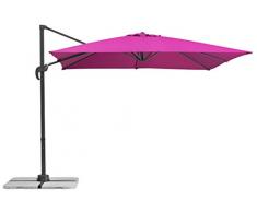 Schneider Sonnenschirm Rhodos Junior, berry, 270x270 cm quadratisch, Gestell Aluminium/Stahl, Bespannung Polyester, 18 kg