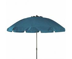 Siena Garden 983072 Sonnenschirm Tropico Ã250cm Stahl-Unterstock anthrazit 10 Stahlstreben, Polyester 180g/m² petrol UPF 50+