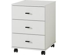 Germania 4123-84 Rollcontainer GW-Montreal, 40 x 58 x 50 cm, weiÃ