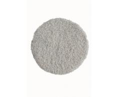 Lalee 347147144 Hochflor Shaggy Teppich / Langflor / Uni / TOP Preis / Creme / Grösse : 120 x 120 cm RUND
