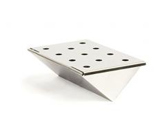 Charcoal Companion Gasgrill C-Räucherbox, kurz, silber, 6,35 x 15,75 x 12,19 cm, CC4065