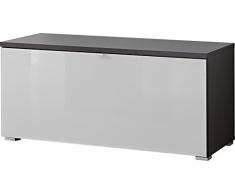 Germania 3316-110 Schuhschrank GW-Alameda, 100 x 48 x 39 cm, anthrazit / weiÃ