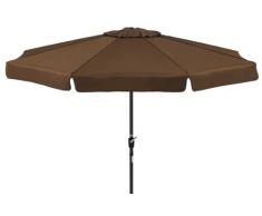 Schneider Sonnenschirm Amalfi, mocca, 300 cm rund, Gestell Aluminium/Stahl, Bespannung Polyester, 8 kg