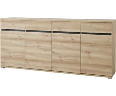 Germania 3479-228 Sideboard GW-Lissabon in Edelbuche-Nachbildung, 192 x 88 x 40 cm (BxHxT)